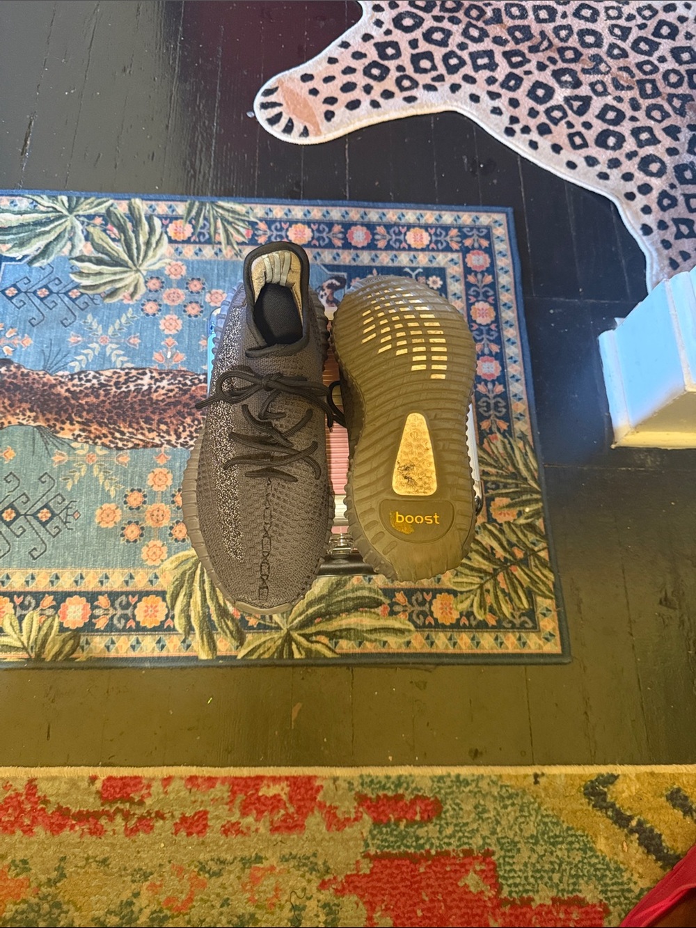 adidas Yeezy Boost 350 V2 Black/Grey Athletic Shoes